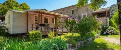 Le domaine de la plage : votre camping premium 4 mobilhome camping ardeche 01