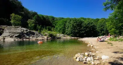 Startseite 3 slide riviere camping plage ardeche