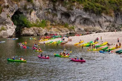 Domaine de la Plage : loisirs et découvertes en Ardèche 5 canoe kayak en ardèche
