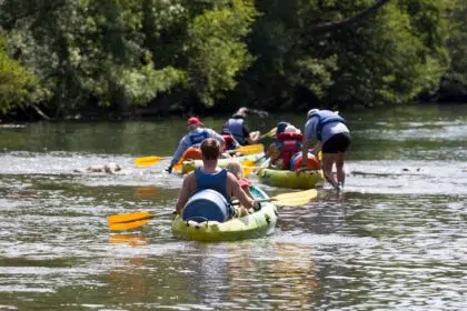 rivière ardèche canoe
